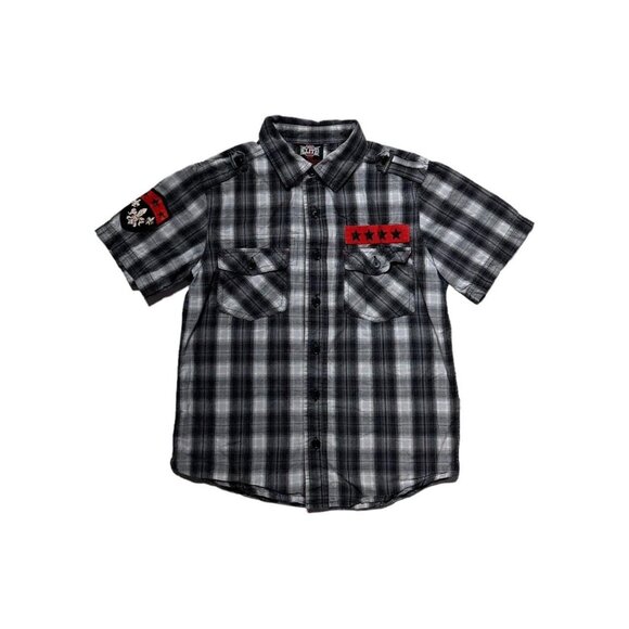 Y2K MMA Elite Button-Up Flannel - Picture 1 of 3
